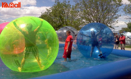 bubble zorb ball games very popular